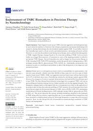 tnbc biomarkers in precision therapy
