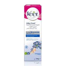 The hair remover is designed to leave excellent results on all skin types. Veet Hair Remover Cream For Sensitive Skin 100g With Aloe Vera Veet