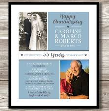 55th anniversary gifts best ideas