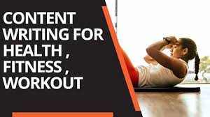 write workout health and fitness