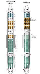 a340 600 seating layout question