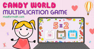 times tables game candy world