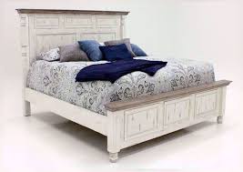 martha king size bed white home