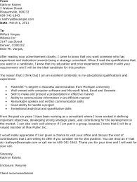 Cover Letter Example Consulting Firm Best Consultant Cover Letter