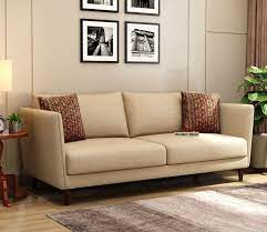 Buy Oxford 3 Seater Fabric Sofa Cotton