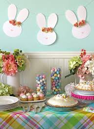 Easy Easter Table Decor And A Floral Crown Easter Bunny Garland