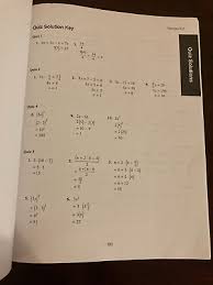 Abeka Algebra 1 Solution Key For Text