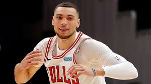He currently plays for the 'chicago bulls' of the 'national basketball association' (nba). Zach Lavine Caps Historic Night With 13th 3 Completes Huge Bulls Rally Sporting News