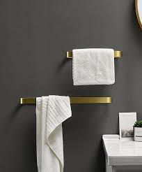 ₹ 500/ piece get latest price. Aluminum Bathroom Towel Holder Wall Mounted Hanger Brushed Gold Towel Rack Storage Rack Shelf Modern Bathroom Accessories Towel Bars Aliexpress