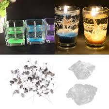 The clear gel allows you to achieve many interesting looks, from floating beads to underwater scenes. 200g Jelly Wax Candles 100pcs 25cm Candle Wicks Diy Crystal Gel Candle Birthdays Party Wedding Candle Making Supplies Wax Aliexpress