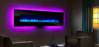 Electric Fireplace Blue Flame
