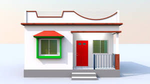 small house plan with simple desgin