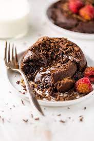 Molten Chocolate Lava Cakes For Two gambar png