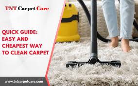 easy and est way to clean carpet
