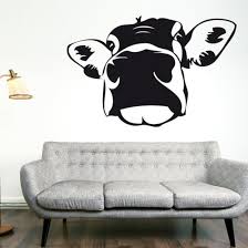 giant cow head wall sticker wall chimp uk
