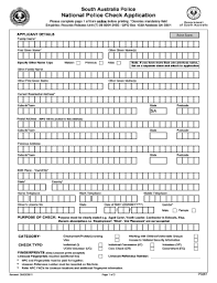 police check form fill out and sign