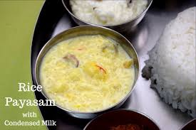rice payasam kheer with condensed milk