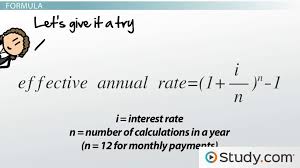 effective annual rate formula