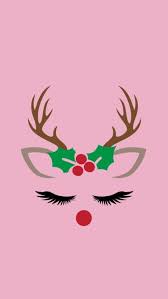 Set cute christmas cartoon animals with merry christmas hand lettering text. Super Wall Paper Christmas Reindeer Ideas Christmas Phone Wallpaper Wallpaper Iphone Christmas Christmas Wallpaper
