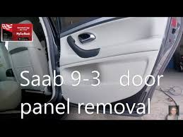 Saab 9 3 Rear Door Panel Removal