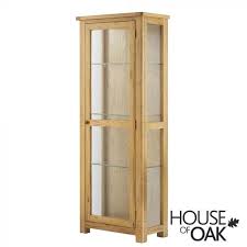 Portman Glass Display Cabinet In Oak