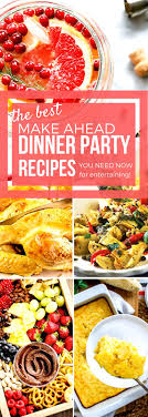 Putting a couple of hours aside at the weekend for some batch cooking will make a huge difference to how the rest of your week goes, and you'll have. Entertaining Just Got Easier With Our Collection Of Make Ahead Dinner Party Recipes Whethe Dinner Party Recipes Birthday Dinner Menu Easy Dinner Party Recipes