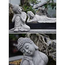 Antique Sleeping Buddha Statue Figurine