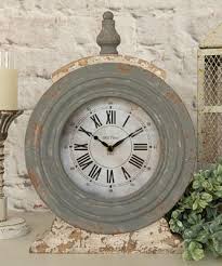 Ragon House Clocks Grey White Gray