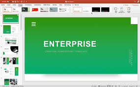 change theme colors in powerpoint