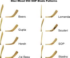 Sher Wood 950 Sop Wood Blade Senior Pure Hockey Equipment