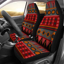 Buy Red Modern Aztec Car Seat Covers