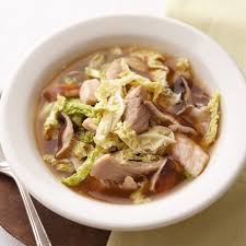 pork mushroom cabbage soup
