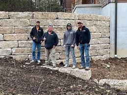 Stone Retaining Wall Installers In