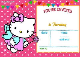 Free Hello Kitty Invitation Templates Free Printable Birthday