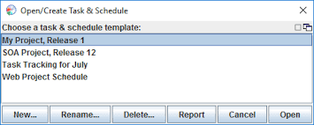Using The Task Schedule Tool