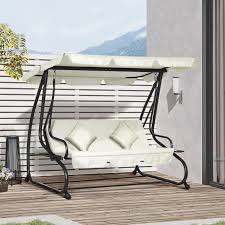 Outsunny 3 Seater Patio Swing Chair