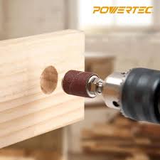 powertec drill press sanding drum kit