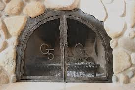 G5 Fireplace Screen Frontier Iron Works