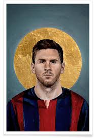 Professional soccer star lionel messi is arguably the best player in the world. Football Icon Lionel Messi Poster Juniqe