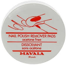 mavala nail polish remover pads 30s