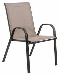 Marbella Stacking Chair Black Steel