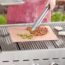 non stick copper reusable bbq grill mat