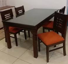 Modern Dining Table With Glass Top At