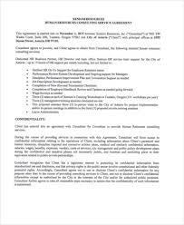 42 Consulting Agreement Samples Word Pdf