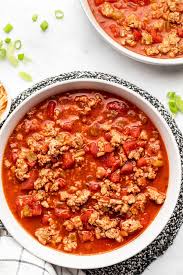 the best no bean low carb turkey chili