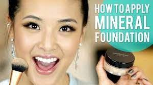 apply mineral foundation bareminerals