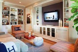 secretly arrange furniture around the tv