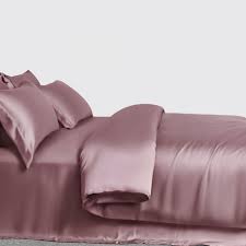 dusty rose silk bed linen high quality