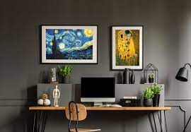20 Home Office Wall Decor Ideas For A
