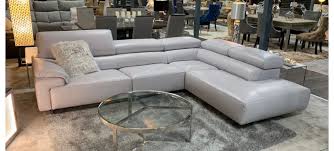 semi aniline leather corner sofa